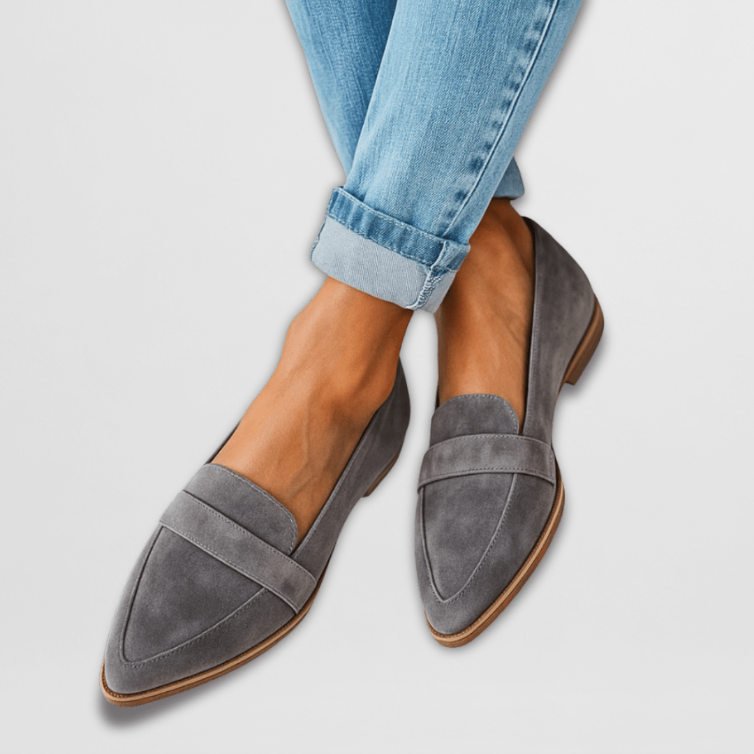 Charlotte | Women’s Orthopaedic Pointed Toe Slip On Loafers